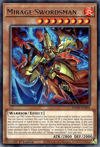 Mirage Swordsman (Rare) [MZMI-EN003-R]