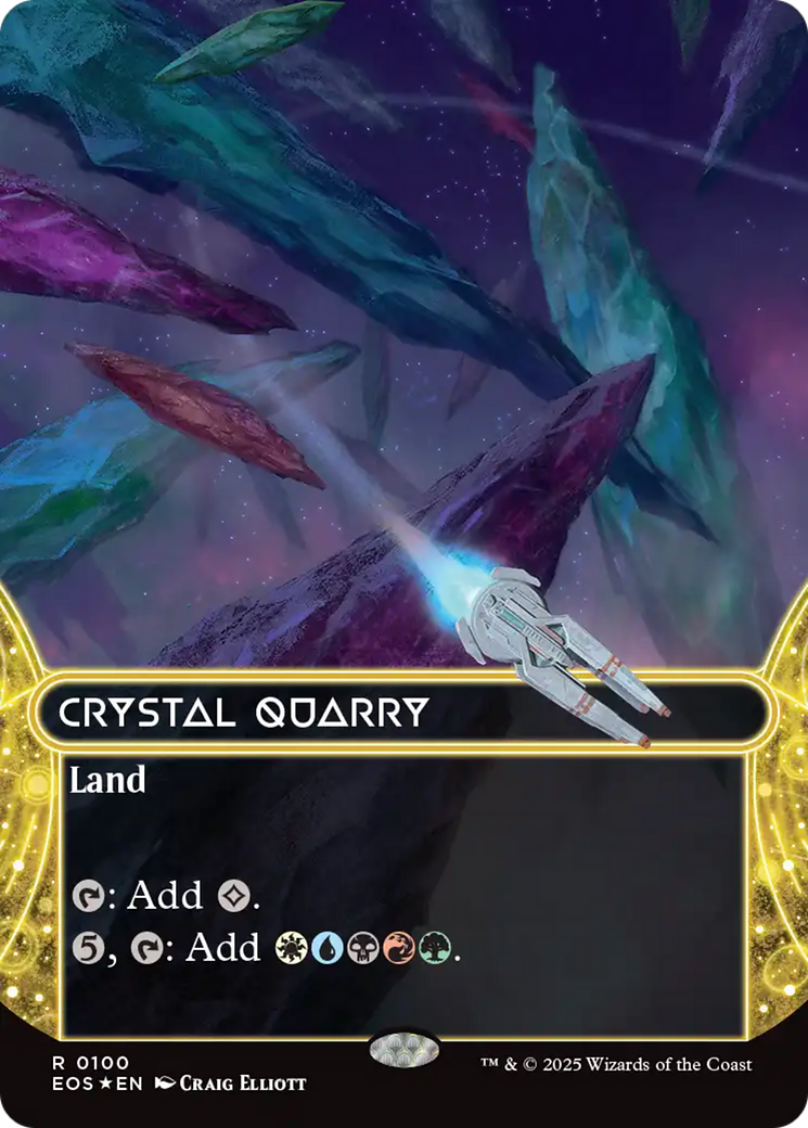 Crystal Quarry - Borderless - Galaxy Foil - Full Art [EOS-100]