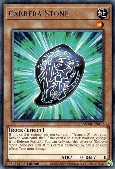 Cabrera Stone (Rare) [MZMI-EN019-R]