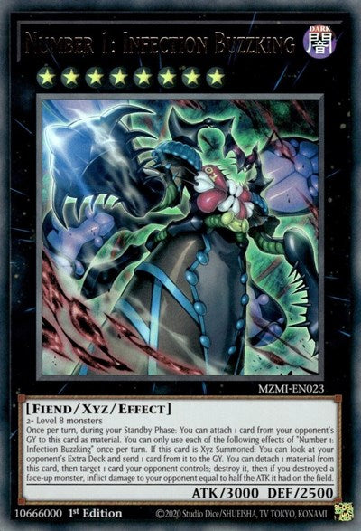 Number 1: Infection Buzzking (Ultra Rare) [MZMI-EN023-UR]