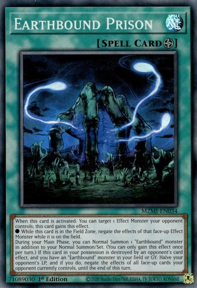 Earthbound Prison (Super Rare) [MZMI-EN034-SuR]