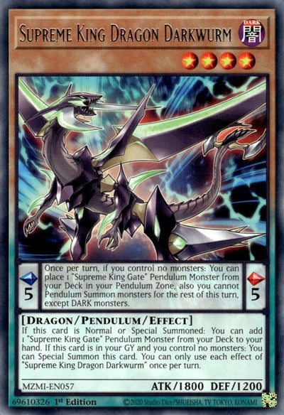 Supreme King Dragon Darkwurm (Rare) [MZMI-EN057-R]