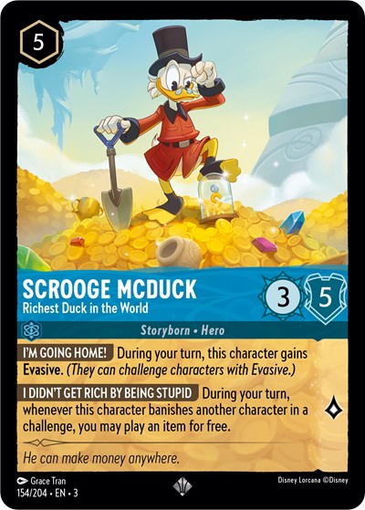 Scrooge McDuck - Richest Duck in the World [INK-154]