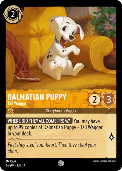 Dalmatian Puppy - Tail Wagger [INK-4a]