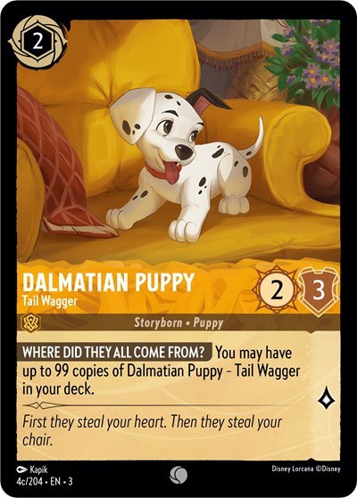Dalmatian Puppy - Tail Wagger [INK-4c]