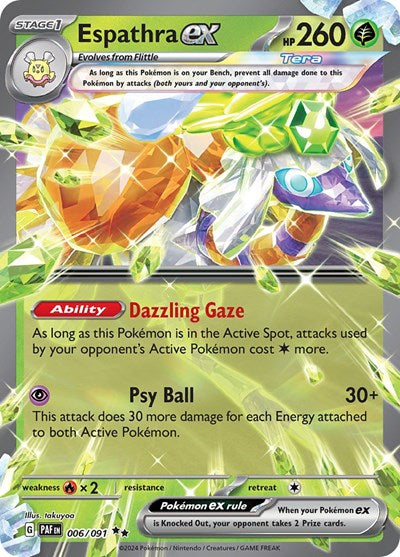 Espathra ex - 006/091 (Double Rare) [PAF-006-DR]
