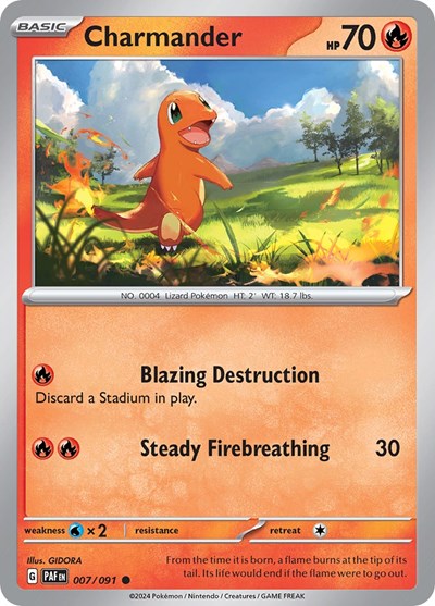 Charmander - 007/091 (Common) [PAF-007-C]