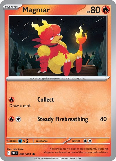 Magmar - 009/091 (Common) [PAF-009-C]