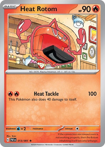 Heat Rotom - 013/091 (Rare) [PAF-013-R]