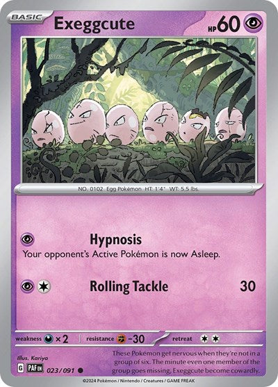Exeggcute - 023/091 (Common) [PAF-023-C]