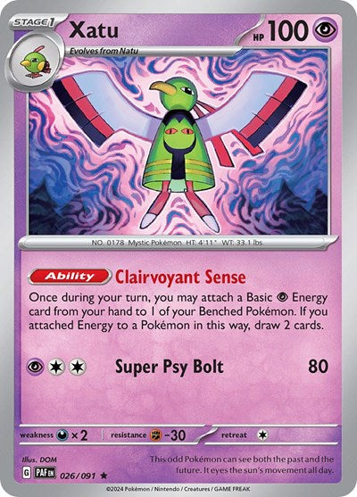 Xatu - 026/091 (Rare) [PAF-026-R]