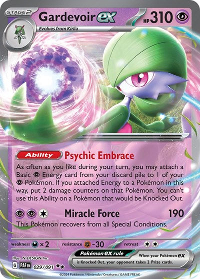 Gardevoir ex - 029/091 (Double Rare) [PAF-029-DR]