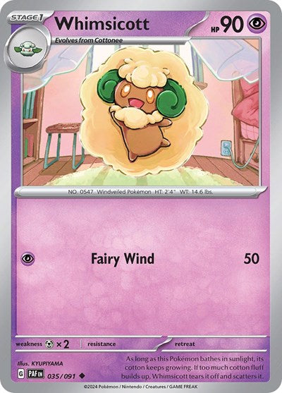 Whimsicott - 035/091 (Uncommon) [PAF-035-U]