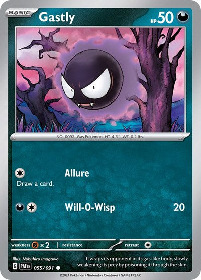 Gastly - 055/091 (Common) [PAF-055-C]