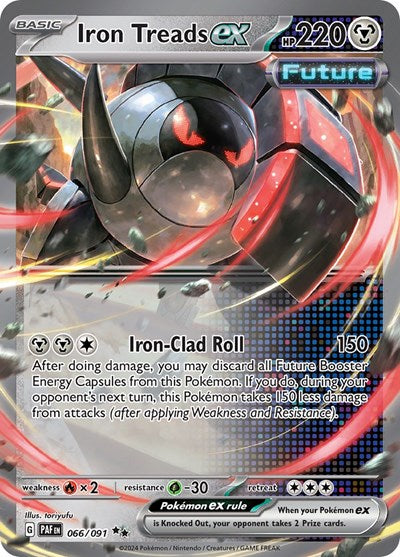 Iron Treads ex - 066/091 (Double Rare) [PAF-066-DR]