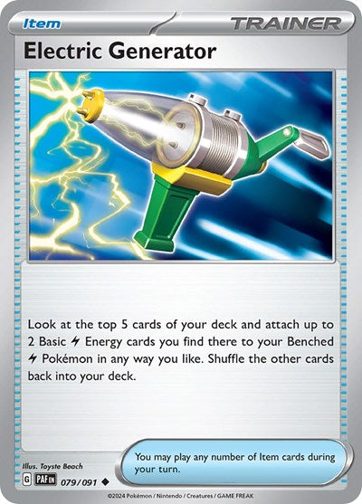 Electric Generator - 079/091 (Uncommon) [PAF-079-U]