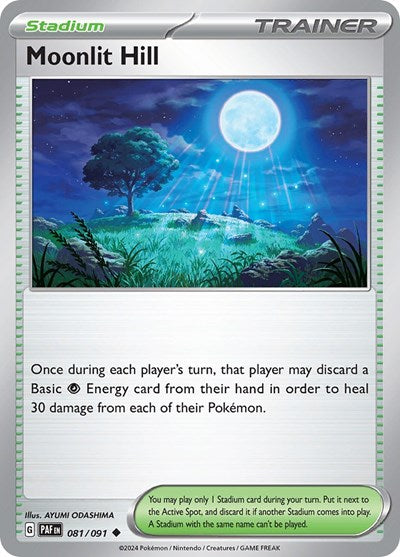 Moonlit Hill - 081/091 (Uncommon) [PAF-081-U]