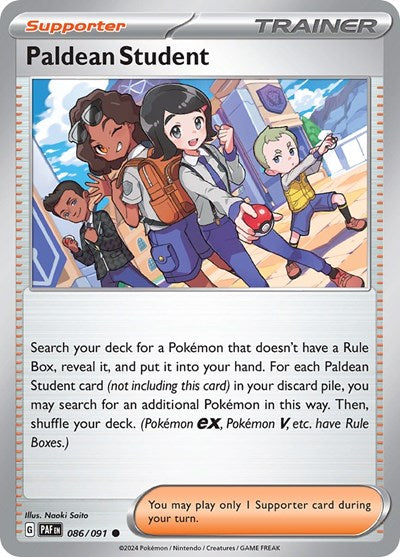 Paldean Student - 086/091 (Common) [PAF-086-C]