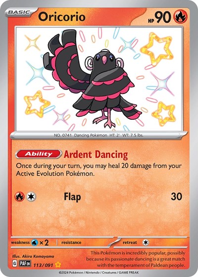 Oricorio - 113/091 (Shiny Rare) [PAF-113-SHR]