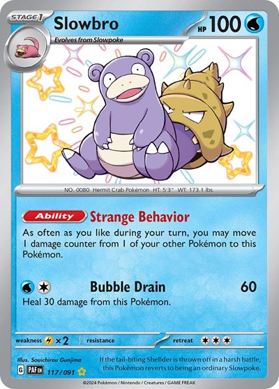 Slowbro - 117/091 (Shiny Rare) [PAF-117-SHR]