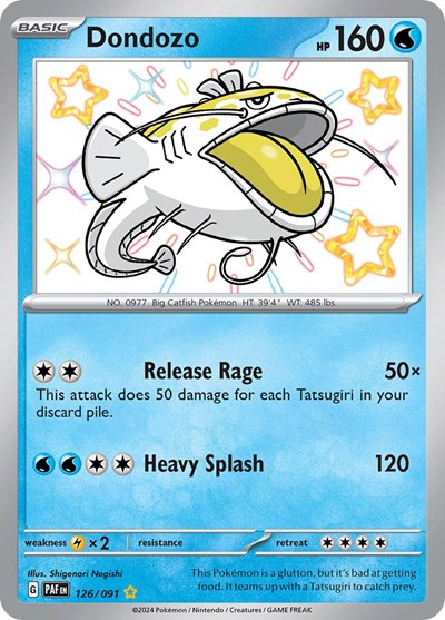 Dondozo - 126/091 (Shiny Rare) [PAF-126-SHR]