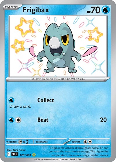 Frigibax - 128/091 (Shiny Rare) [PAF-128-SHR]