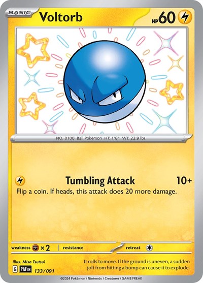 Voltorb - 133/091 (Shiny Rare) [PAF-133-SHR]