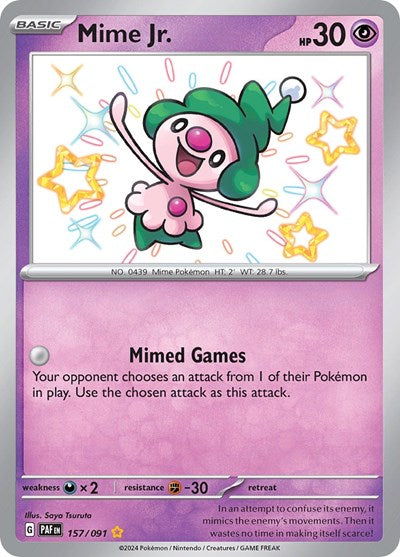 Mime Jr. - 157/091 (Shiny Rare) [PAF-157-SHR]