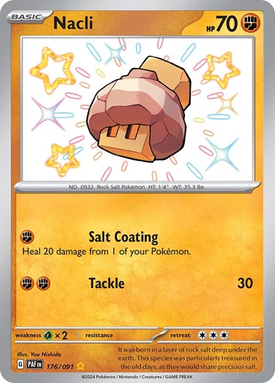 Nacli - 176/091 (Shiny Rare) [PAF-176-SHR]