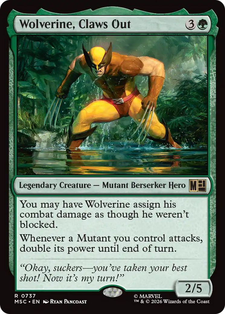 Wolverine, Claws Out [MSC-737]