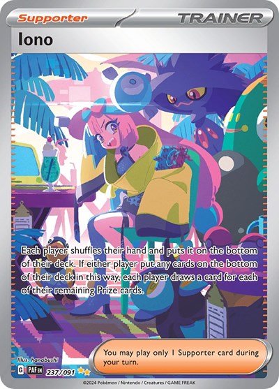 Iono - 237/091 (Special Illustration Rare) [PAF-237-SIR]
