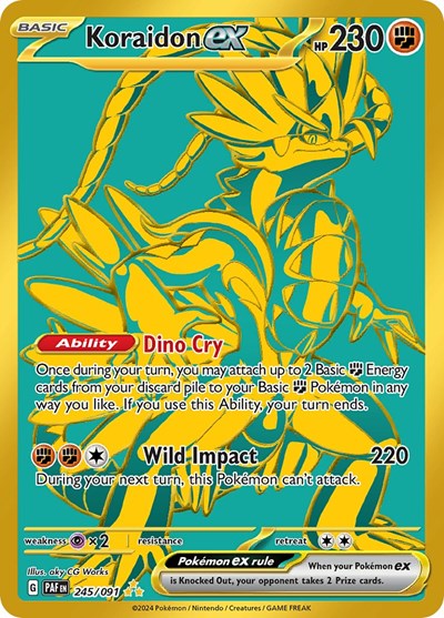 Koraidon ex - 245/091 (Hyper Rare) [PAF-245-HYR]