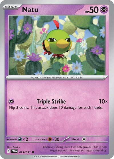 Natu - 025/091 (Common) [PAF-025-C]