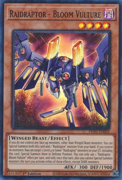Raidraptor - Bloom Vulture (Super Rare) [PHNI-EN005-SuR]