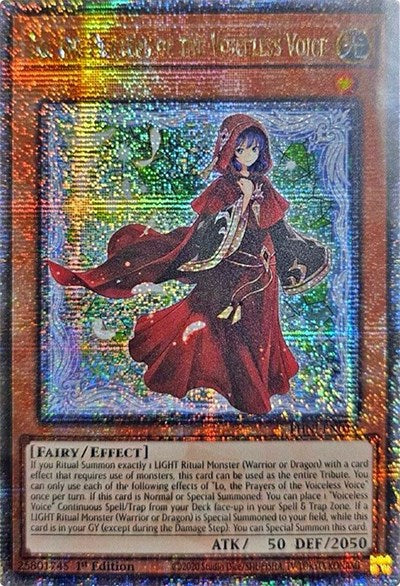Lo, the Prayers of the Voiceless Voice (Quarter Century Secret Rare) [PHNI-EN019-QCSR]