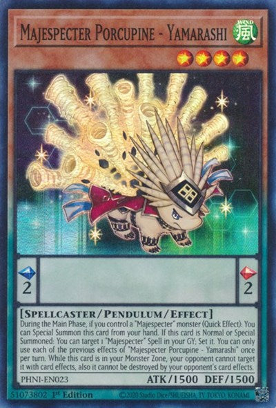 Majespecter Porcupine - Yamarashi (Super Rare) [PHNI-EN023-SuR]