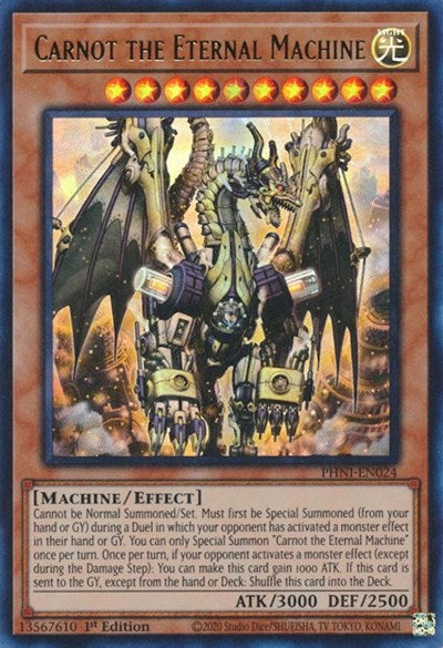 Carnot the Eternal Machine (Ultra Rare) [PHNI-EN024-UR]