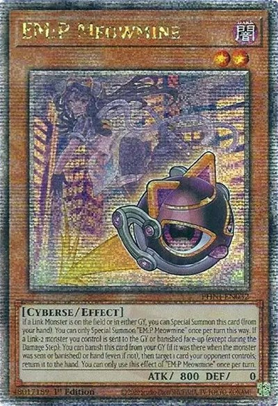 EM:P Meowmine (Quarter Century Secret Rare) [PHNI-EN032-QCSR]