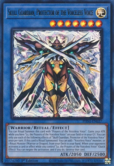 Skull Guardian, Protector of the Voiceless Voice (Ultra Rare) [PHNI-EN037-UR]