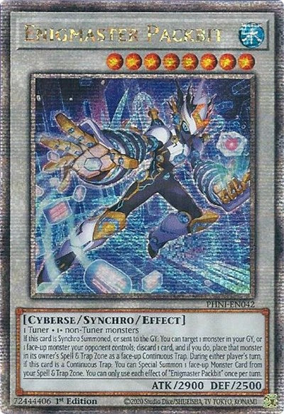 Enigmaster Packbit (Quarter Century Secret Rare) [PHNI-EN042-QCSR]