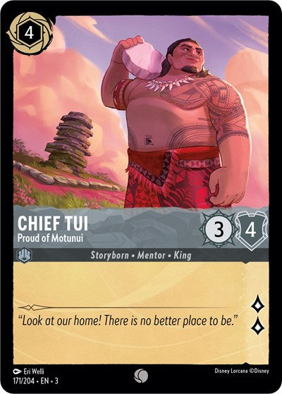 Chief Tui - Proud of Motunui [INK-171]