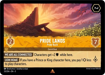 Pride Lands - Pride Rock [INK-33]