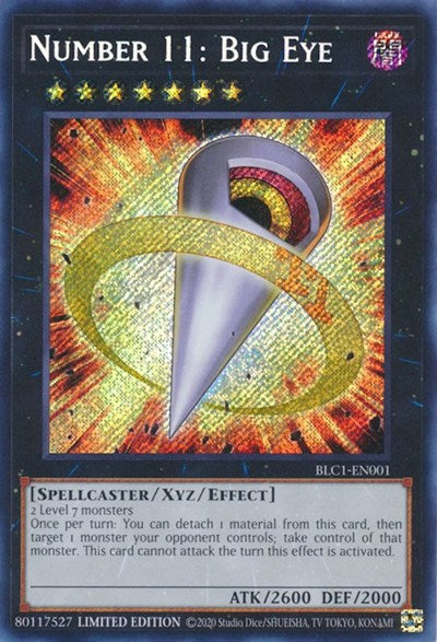 Number 11: Big Eye (Secret Rare) [BLC1-EN001-SeR]
