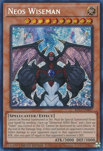 Neos Wiseman (Secret Rare) [BLC1-EN007-SeR]