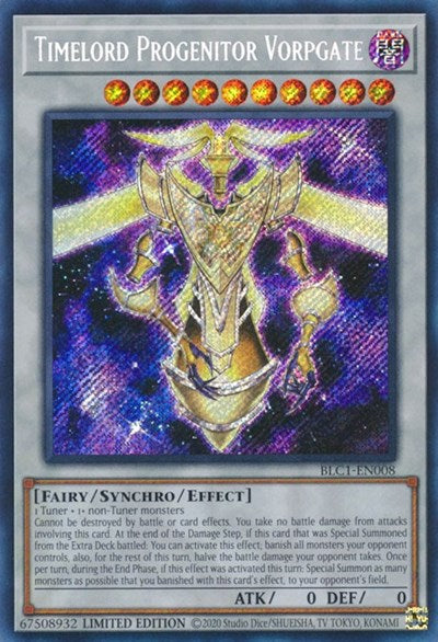 Timelord Progenitor Vorpgate (Secret Rare) [BLC1-EN008-SeR]