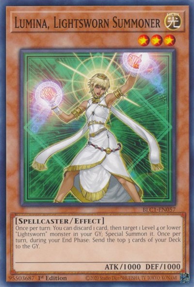 Lumina, Lightsworn Summoner (Common) [BLC1-EN057-C]
