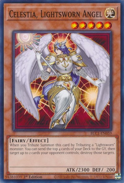 Celestia, Lightsworn Angel (Common) [BLC1-EN059-C]
