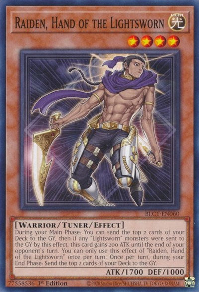 Raiden, Hand of the Lightsworn (Common) [BLC1-EN060-C]