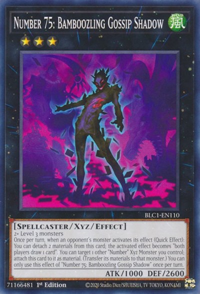 Number 75: Bamboozling Gossip Shadow (Common) [BLC1-EN110-C]