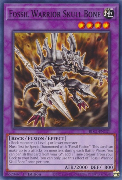 Fossil Warrior Skull Bone (Common) [BLC1-EN131-C]